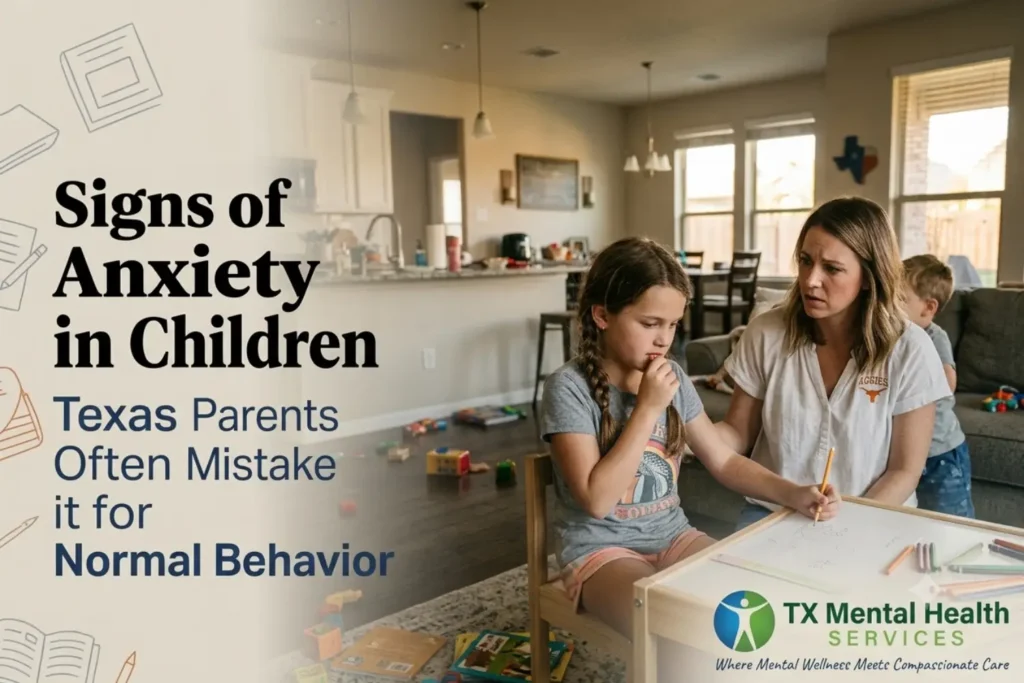 Signs of Anxiety in Children Texas Parents Often Mistake for Normal Behavior