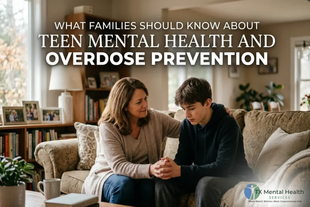 What Families Should Know About Teen Mental Health and Overdose Prevention